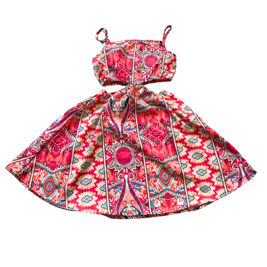 Cut Away Patterned Dress product image by Other