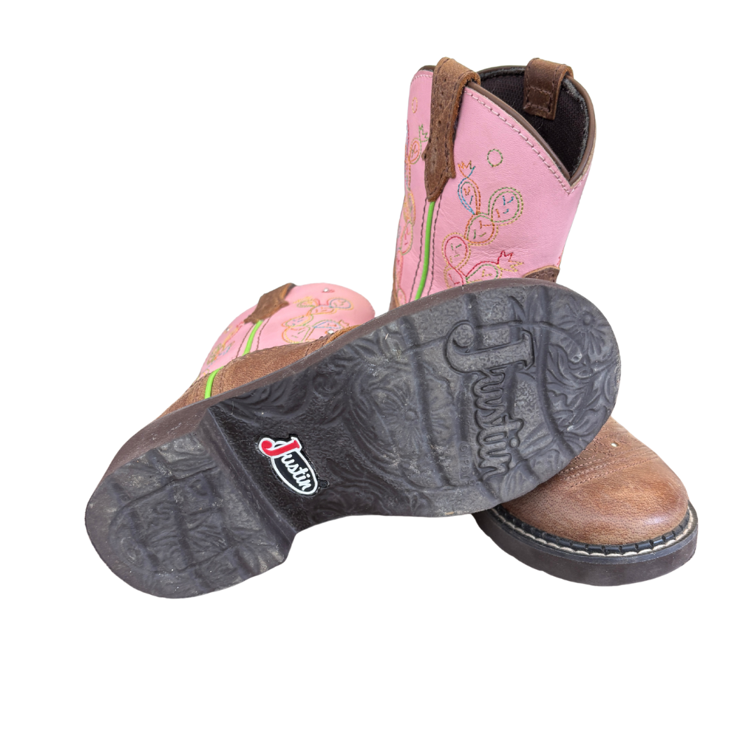 American Glitzy Light Up Round Toe Boots image 3 of 3 by Justin