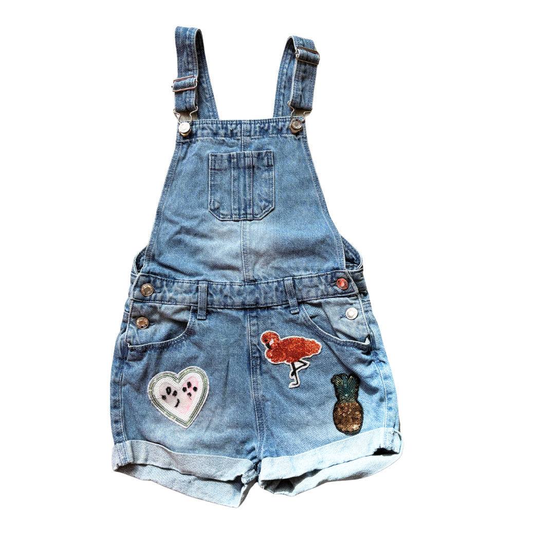 Shortie Embroidered Dungarees product image by Primark