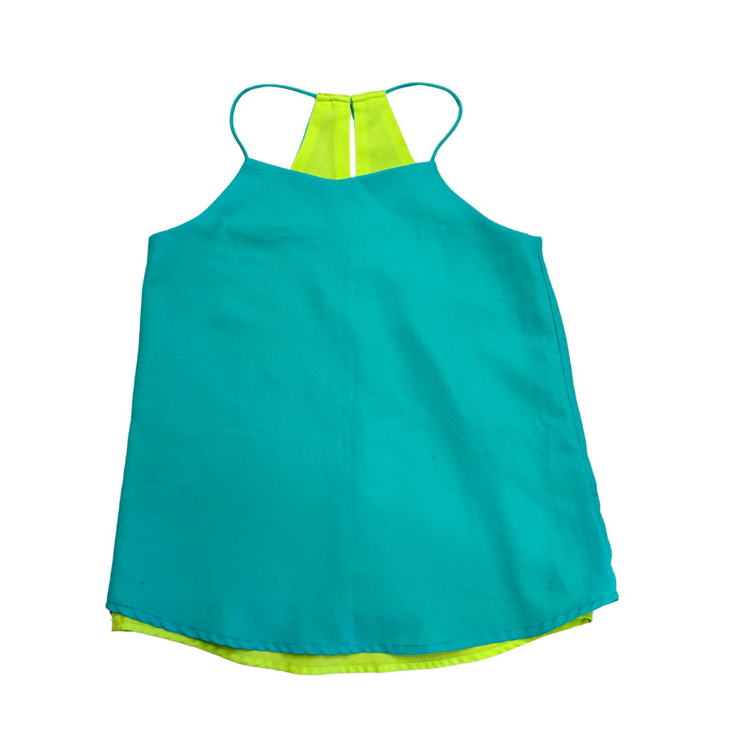 Green Two Tone Vest Top product image by Peacocks