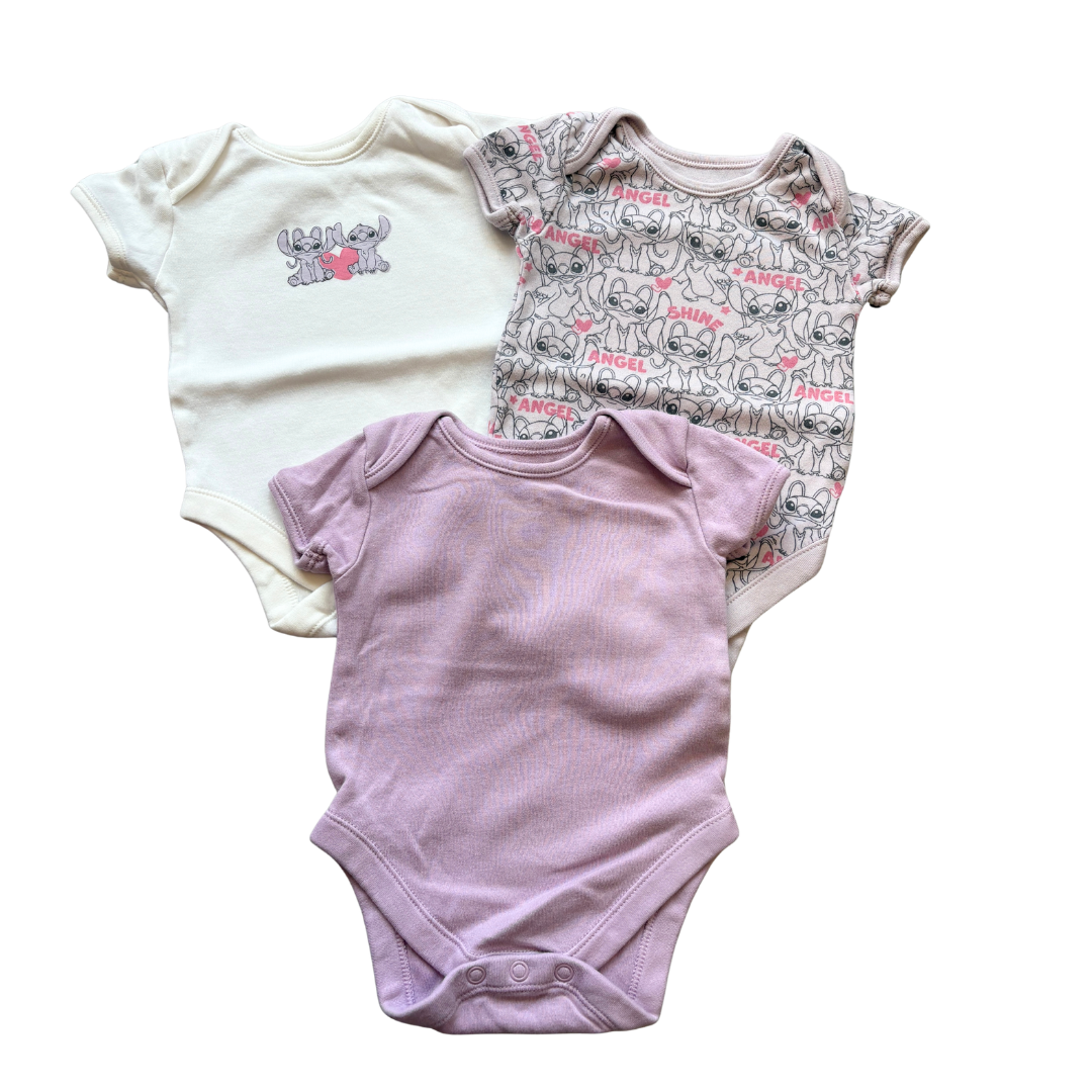 Stitch Lilac Vests x3 product image by George