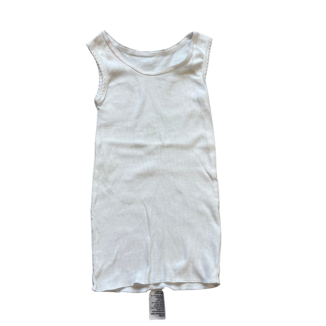 White Long Vest product image by Big Softies