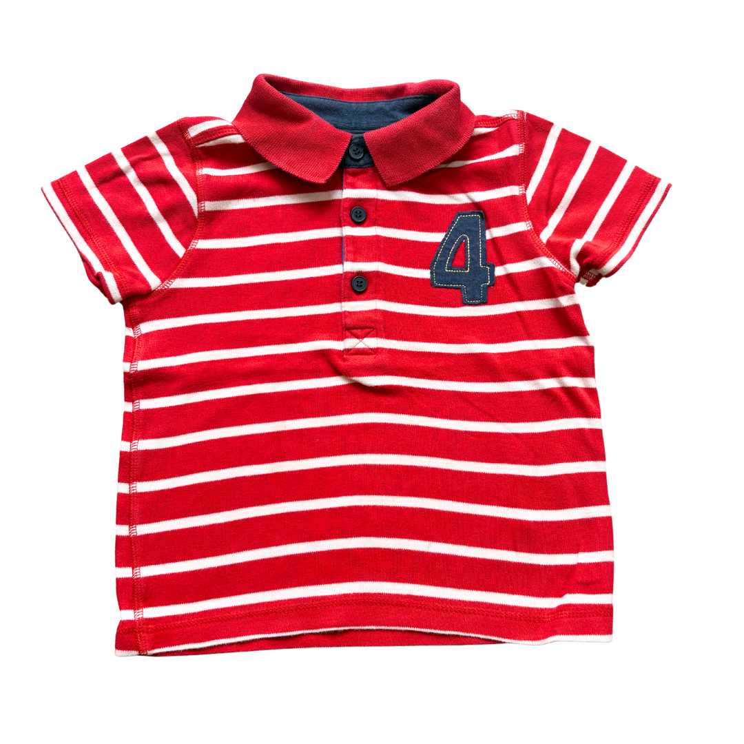 Red Stripe Polo Tee product image by Waitrose