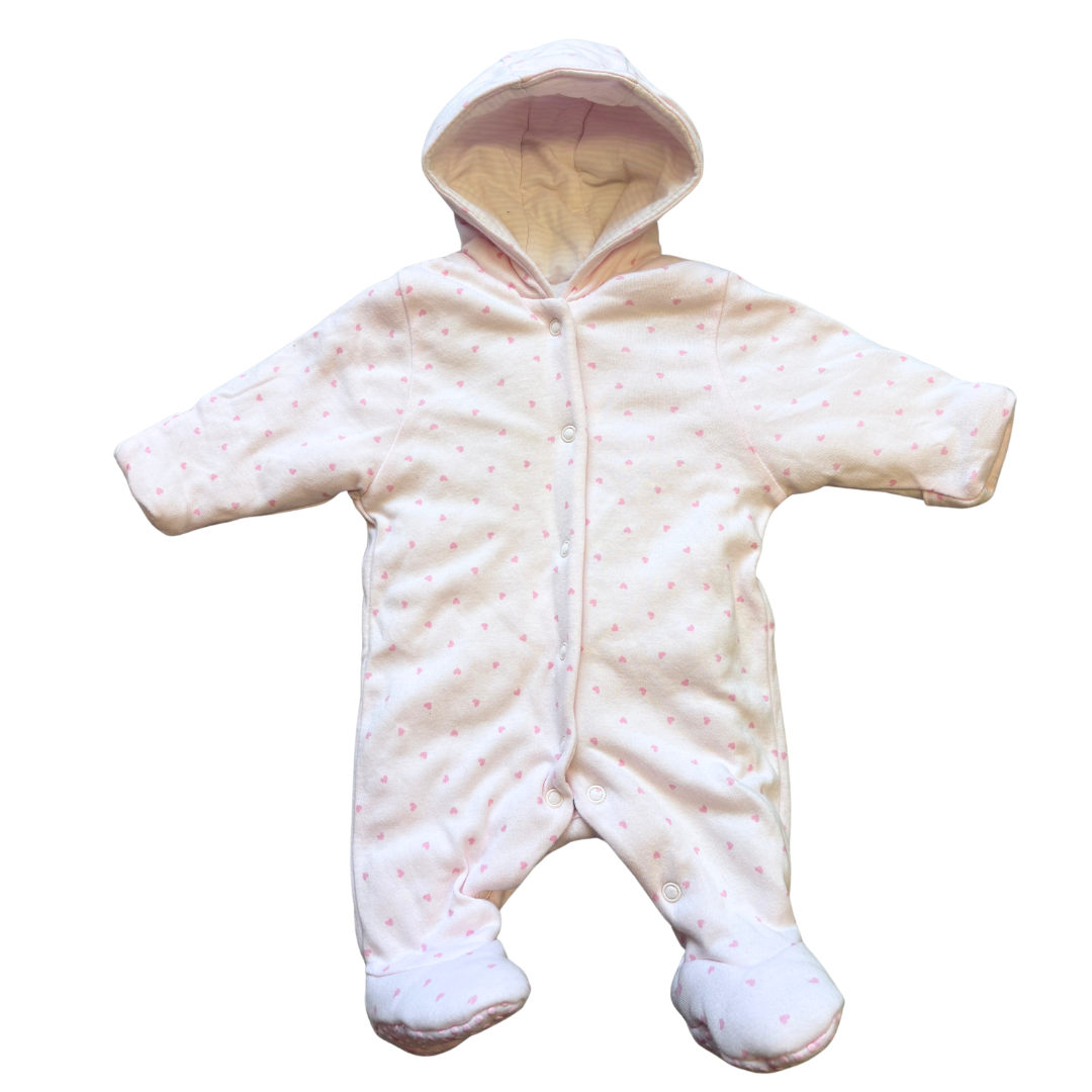 Heart Cotton Pram Suit product image by Mothercare