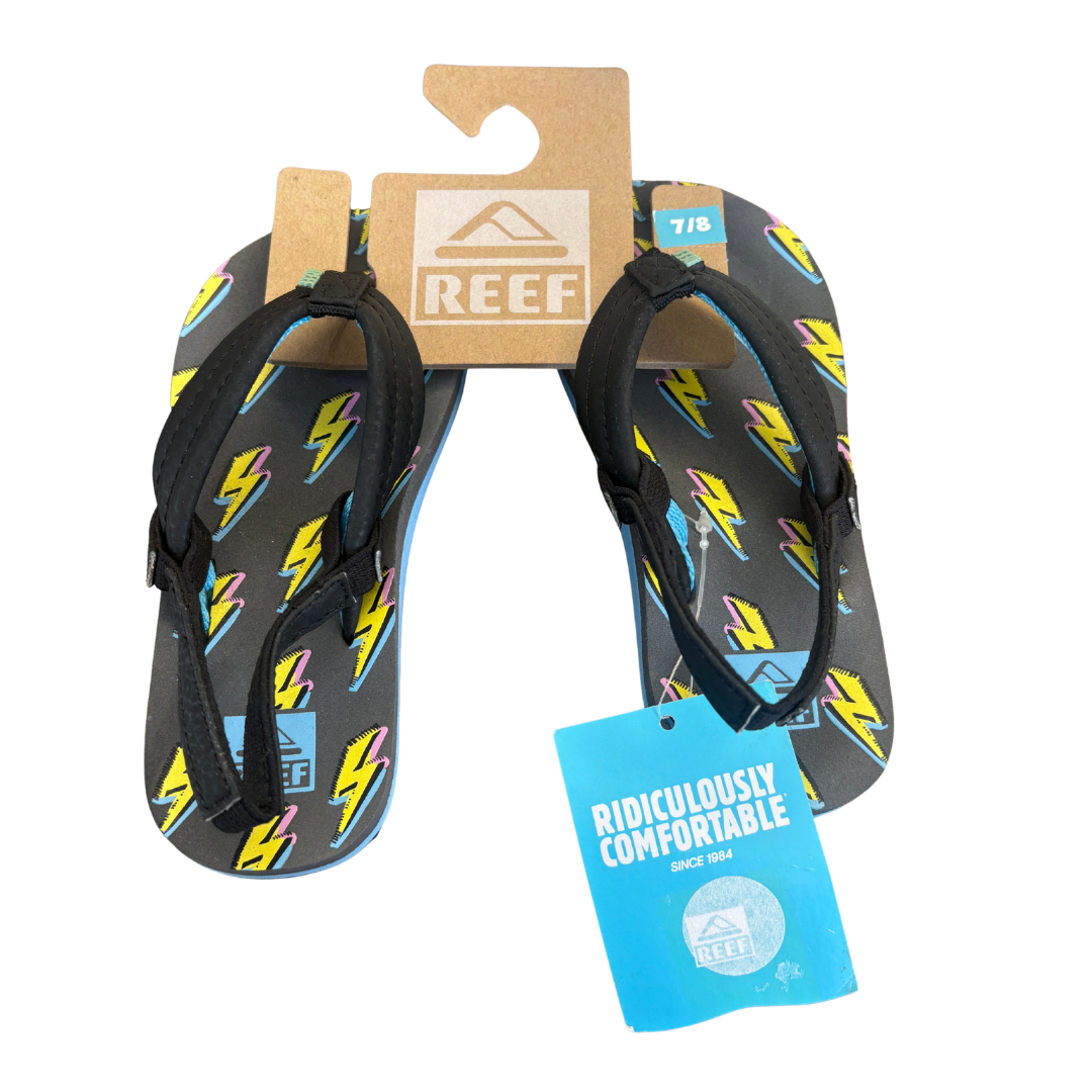 Lightning Little Ahi Flip Flops product image by Reef