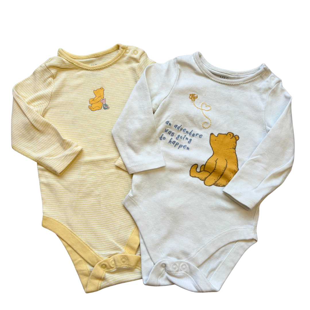 Winnie the Pooh Vests x2 product image by Marks & Spencer
