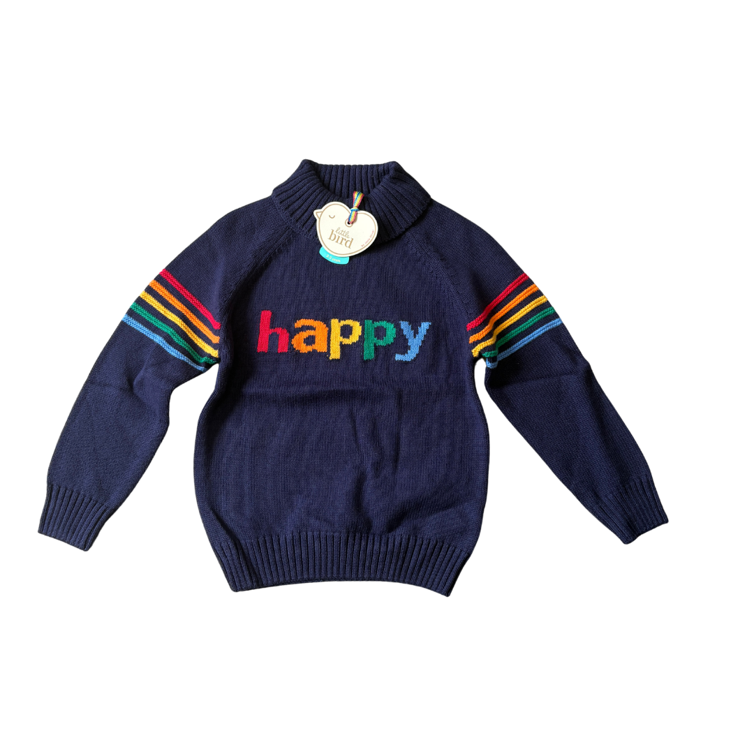 Happy Roll Neck Jumper product image by Little Bird