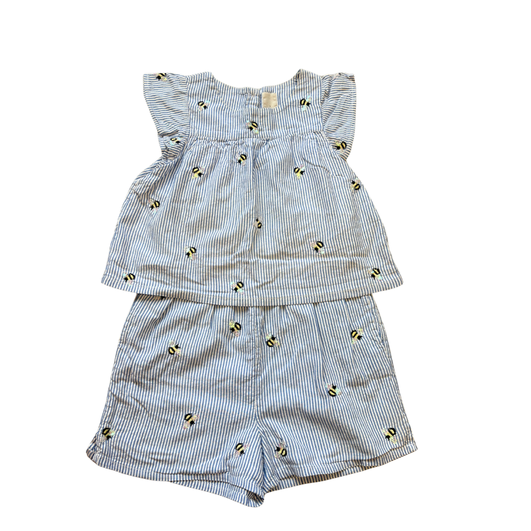 Bee Striped Playsuit image 1 of 2 by 2nd Lyfe C.I.C