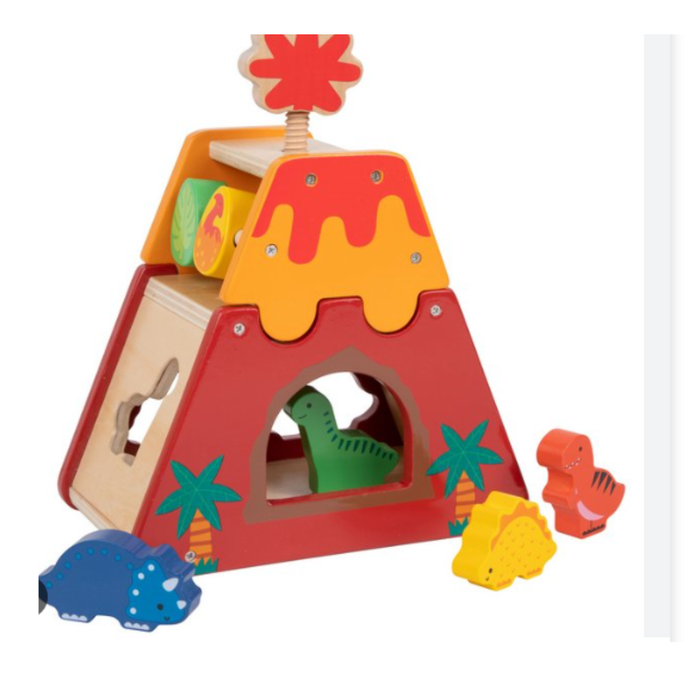 Wooden Dino Shape Sorter product image by 2nd Lyfe C.I.C