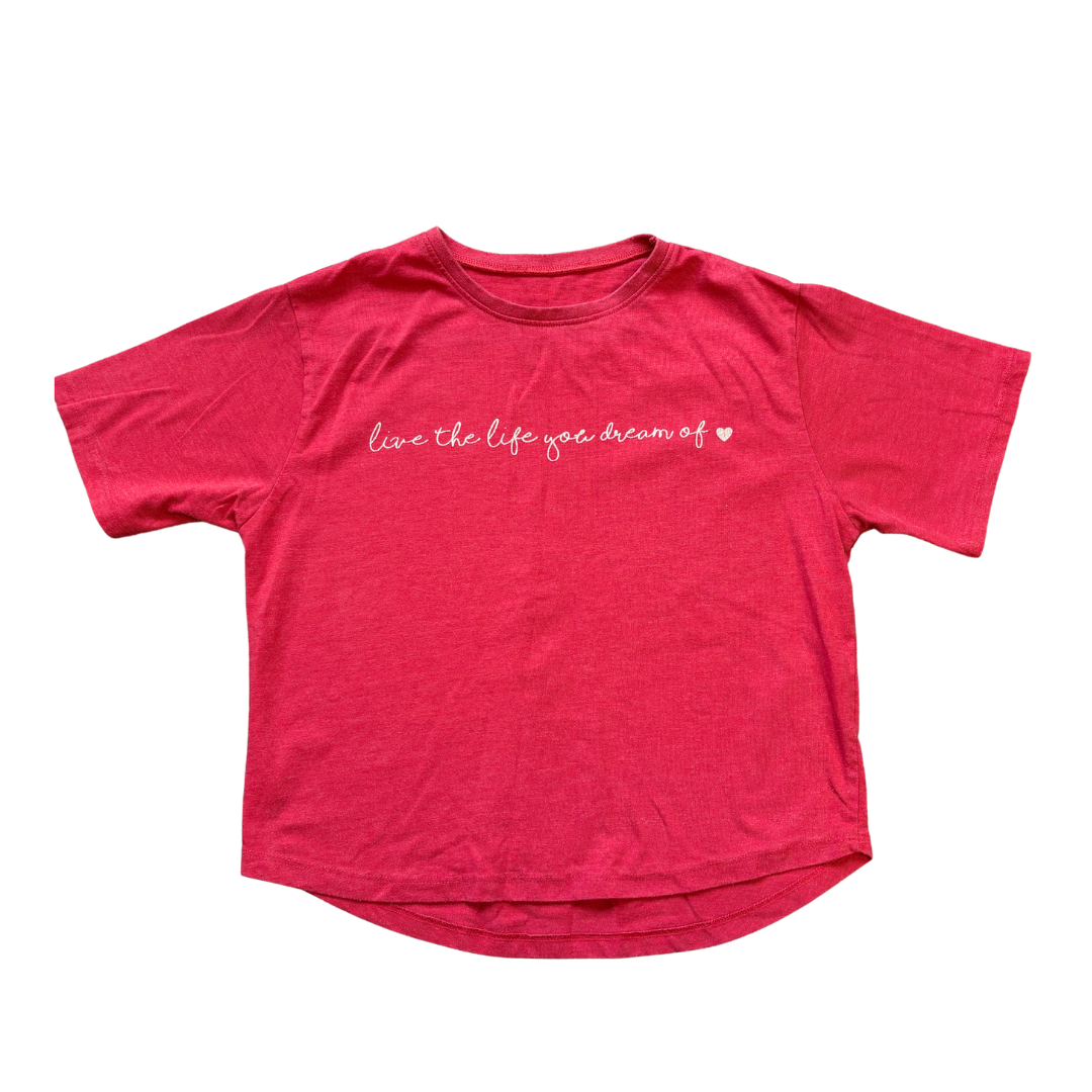 Live the Life you Dream Of - Cropped Tee product image by Peacocks