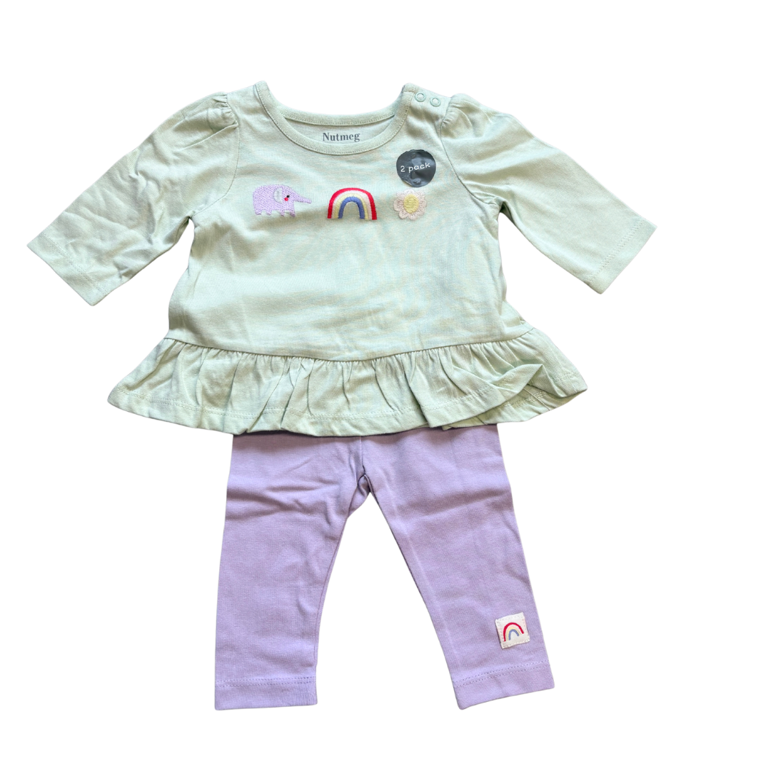 Lilac and Green Outfit product image by Nutmeg