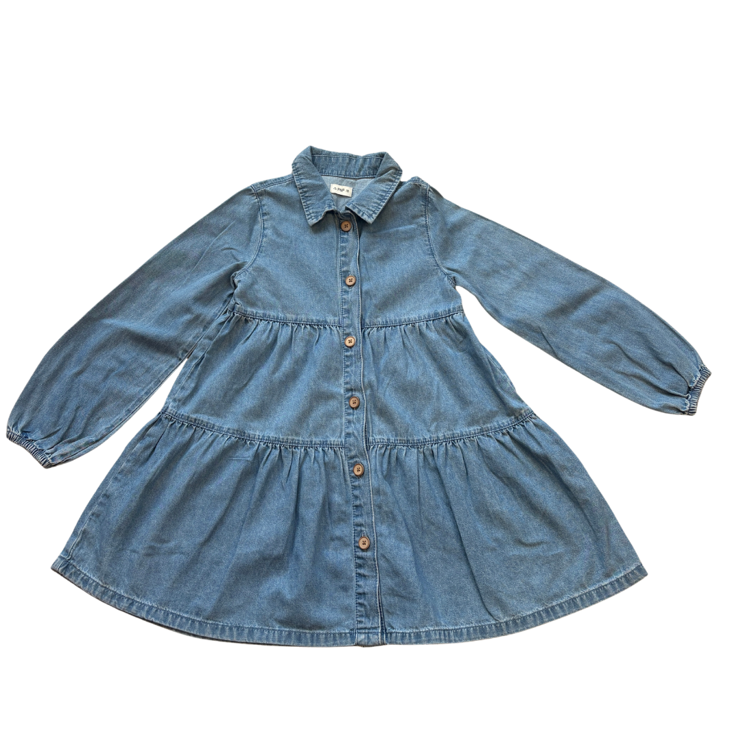 Tiered Denim Dress product image by F&F