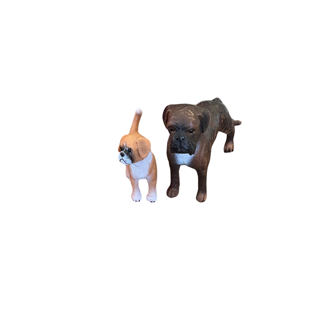 2012/13 Retired Boxer Male and Puppy 16391 & 16389 product image by Schleich