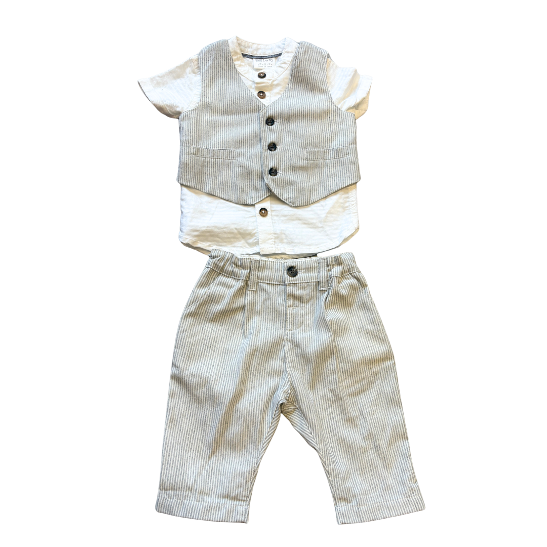 Grey Stripe Smart Set product image by Mamas & Papas
