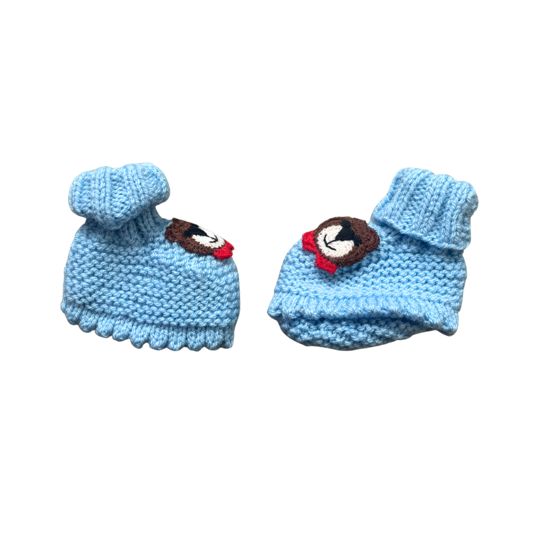 Teddy Handknit Booties product image by Handmade