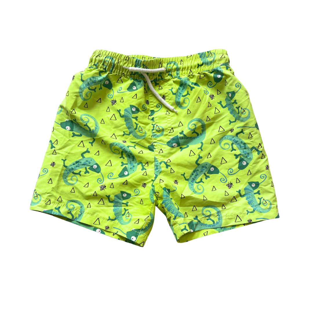 Bright Lizard Swim Shorts product image by Tu