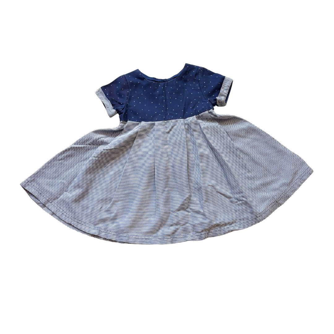 Stripe/Heart Summer Dress product image by Mothercare
