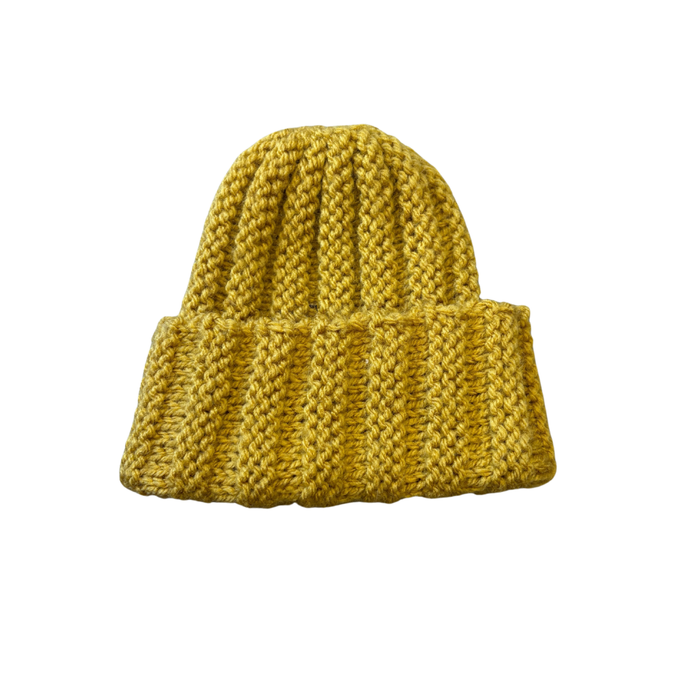 Mustard Knit Hat