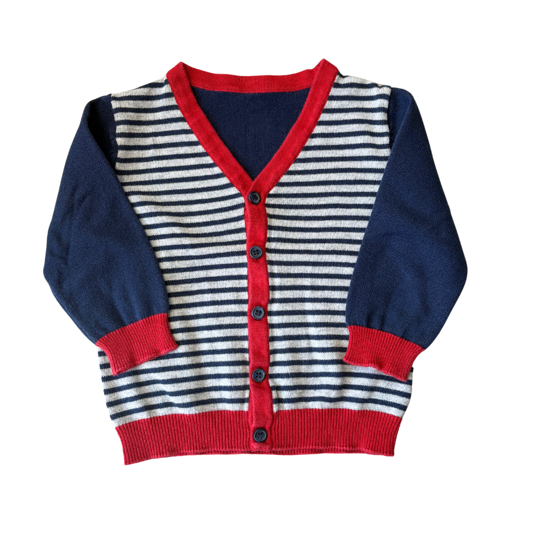 Cotton Stripe Cardi product image by Matalan