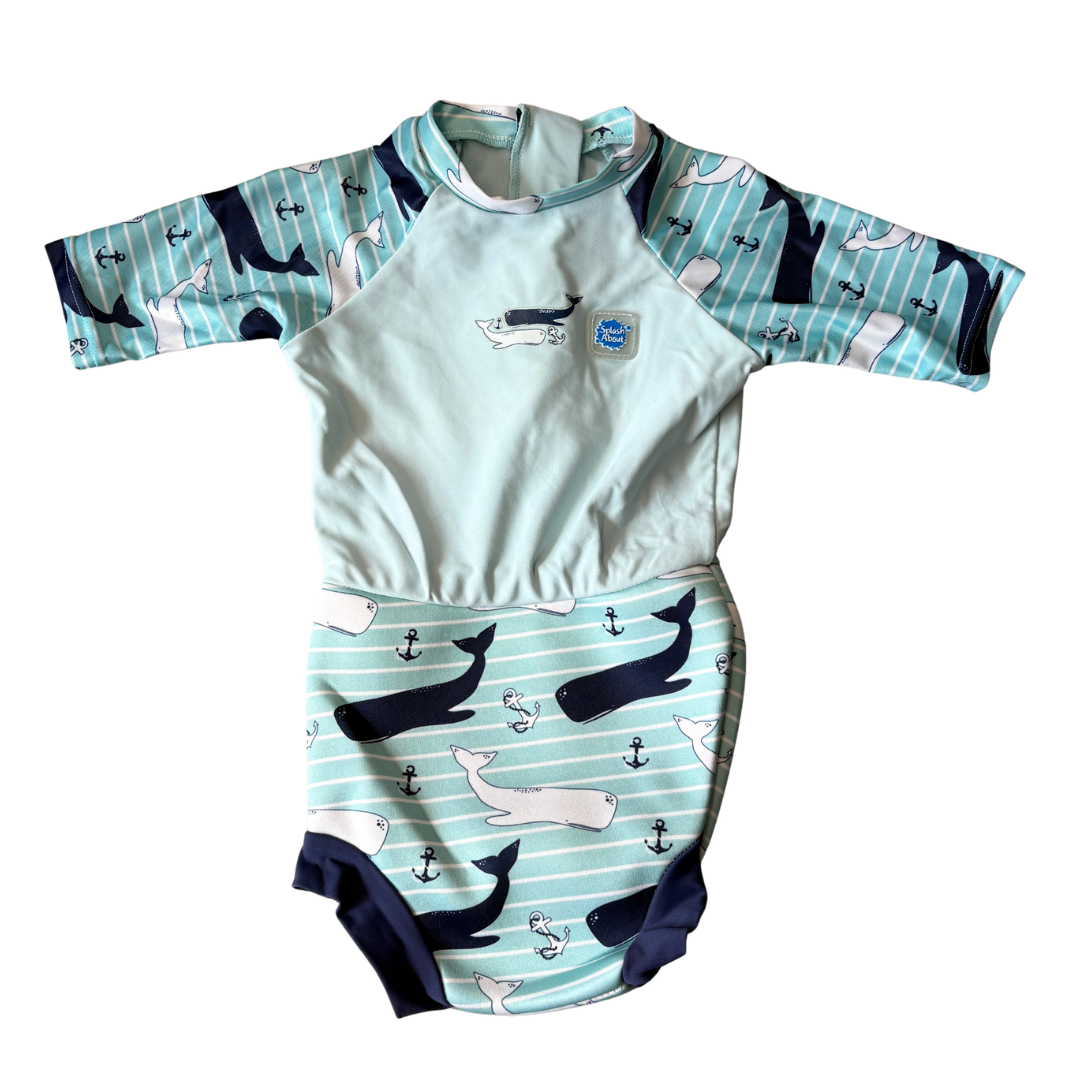 Happy Nappy Sunsuit - Vintage Moby product image by Splash About