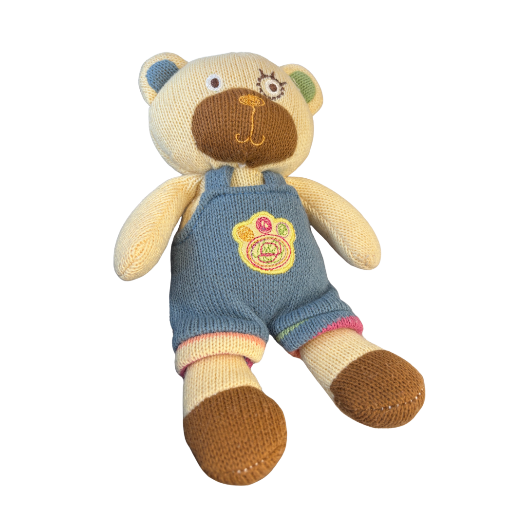 Teddy in Dungarees product image by Aurora Baby