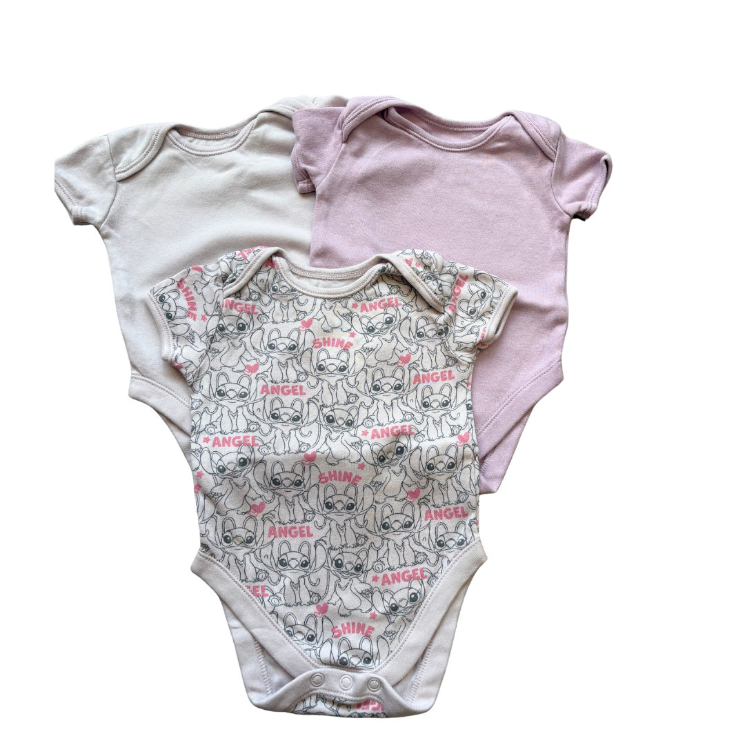 Stitch Lilac Vests x3 product image by George