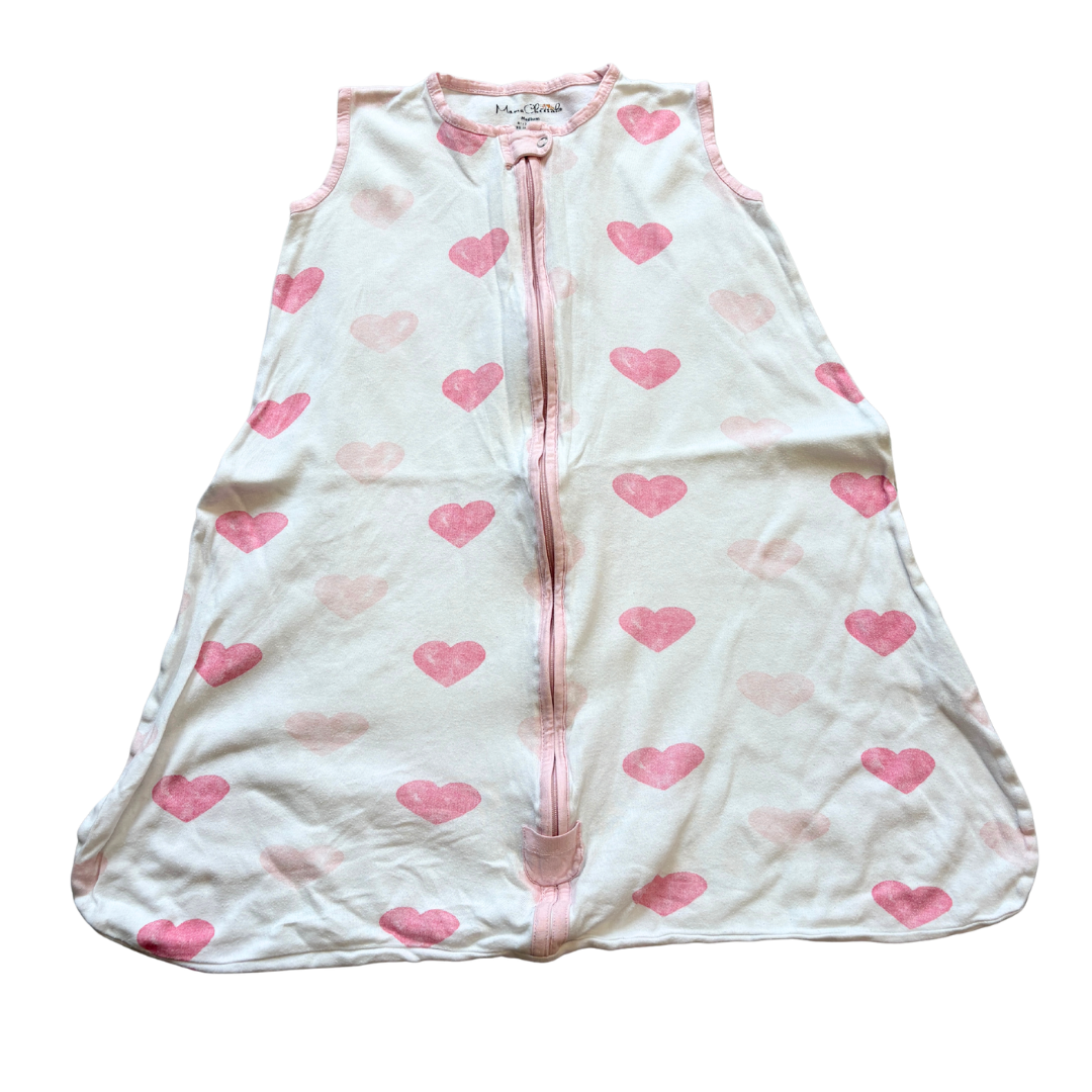 Organic Cotton Heart Sleeping Bag product image by Mama Cheetah