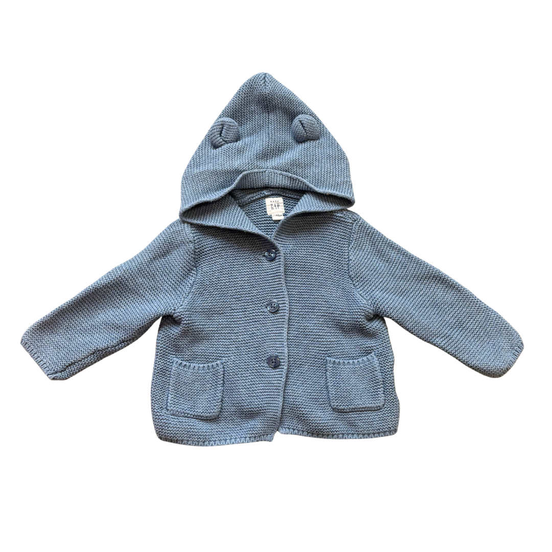 Cotton Bear Hooded Cardi product image by Gap