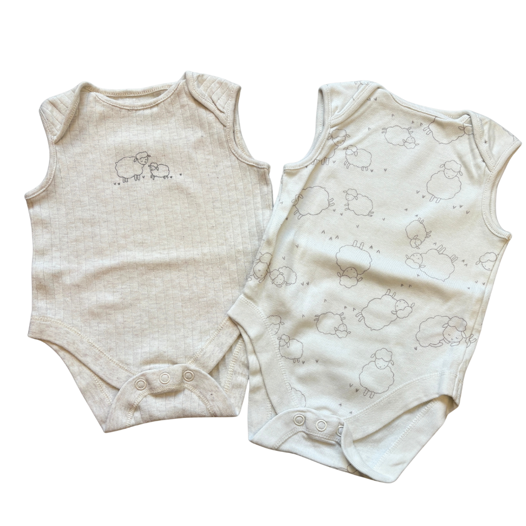 Sheep Sleeveless Vests x2 product image by Primark