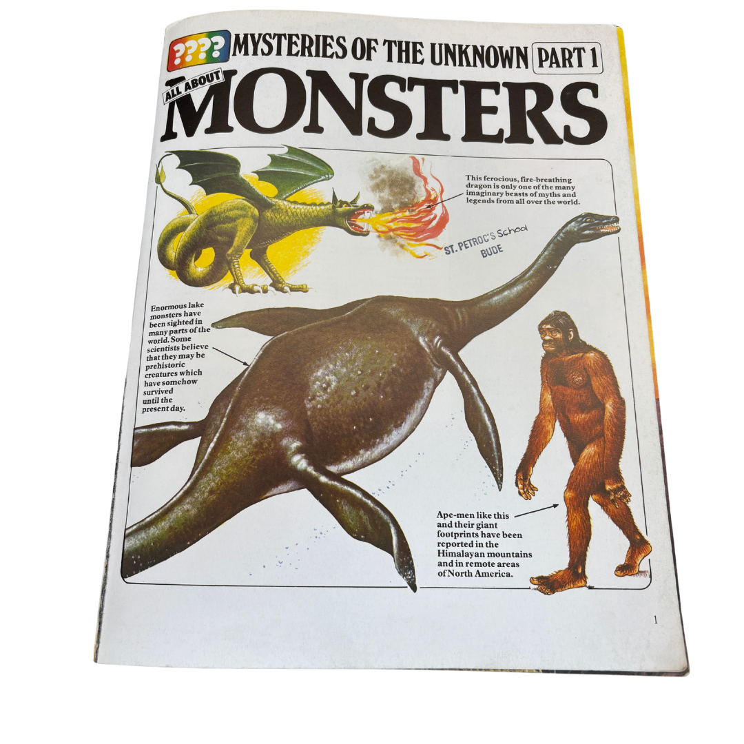 1979 Mysteries of the Unknown - Monsters, Ghosts & UFO'S - Paper Back image 5 of 5 by Usborne