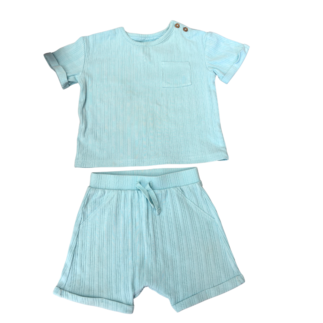 Ribbed Blue Summer Set product image by George