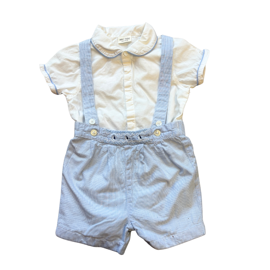 Boat Smocked Dungaree Outfit product image by Next