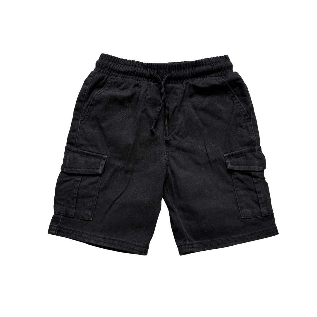 Black Cargo Shorts product image by F&F