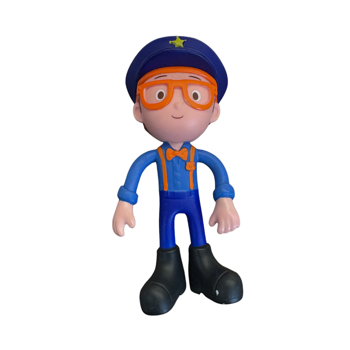 Blippi Police Man Bendable Figure