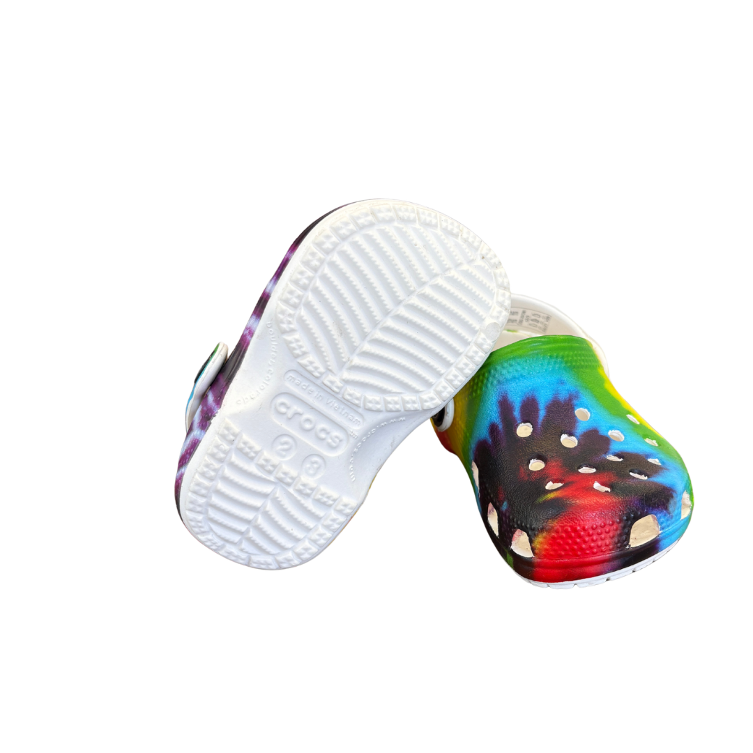 Multi Tie Dye Sandals image 2 of 2 by Crocs