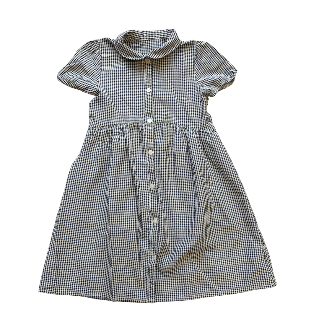 Navy Summer Gingham Dress product image by George