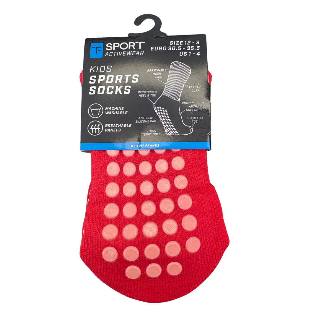 Red Sports Socks - Size 12-3 image 1 of 2 by Tom Franks