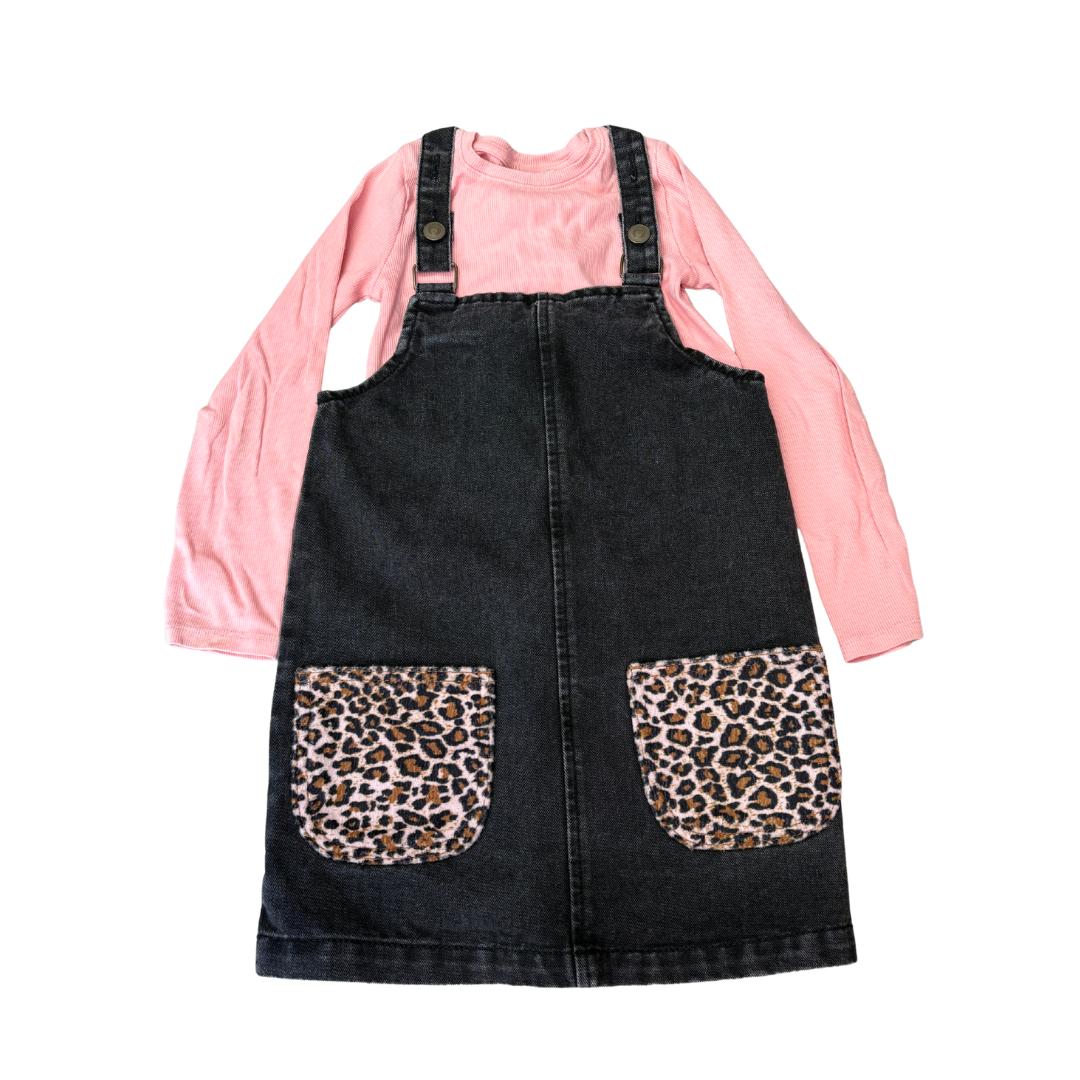Leopard Pocket Pinafore product image by George