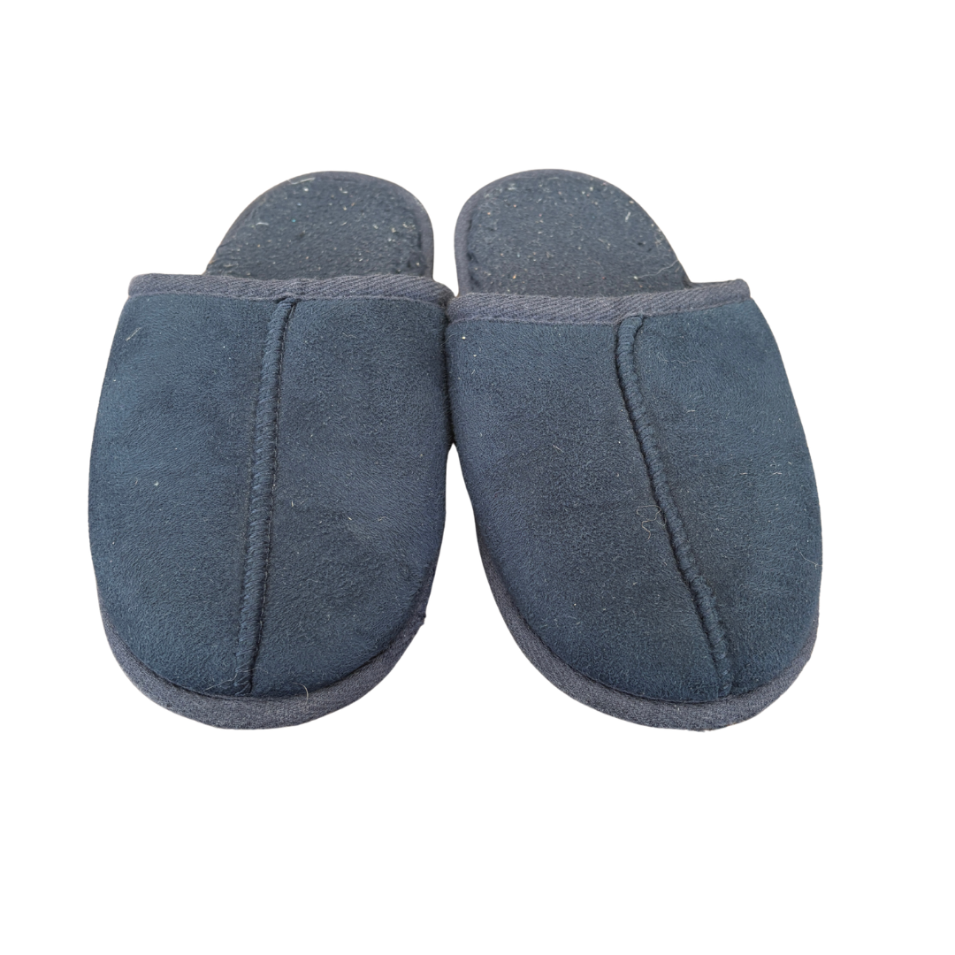 Navy Slip On Slippers image 1 of 2 by Next