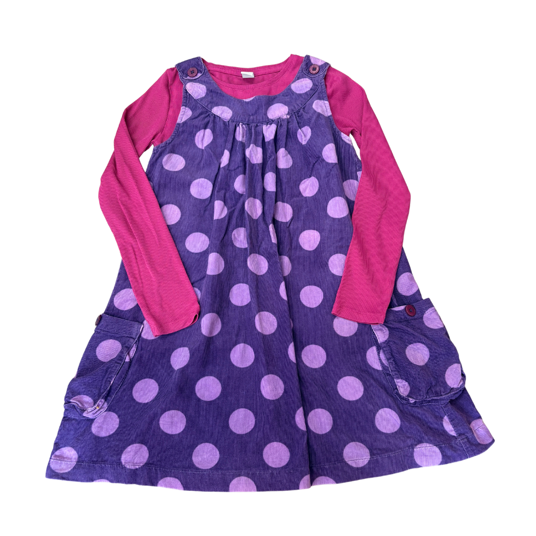Spot Cord Pinafore Dress product image by John Lewis