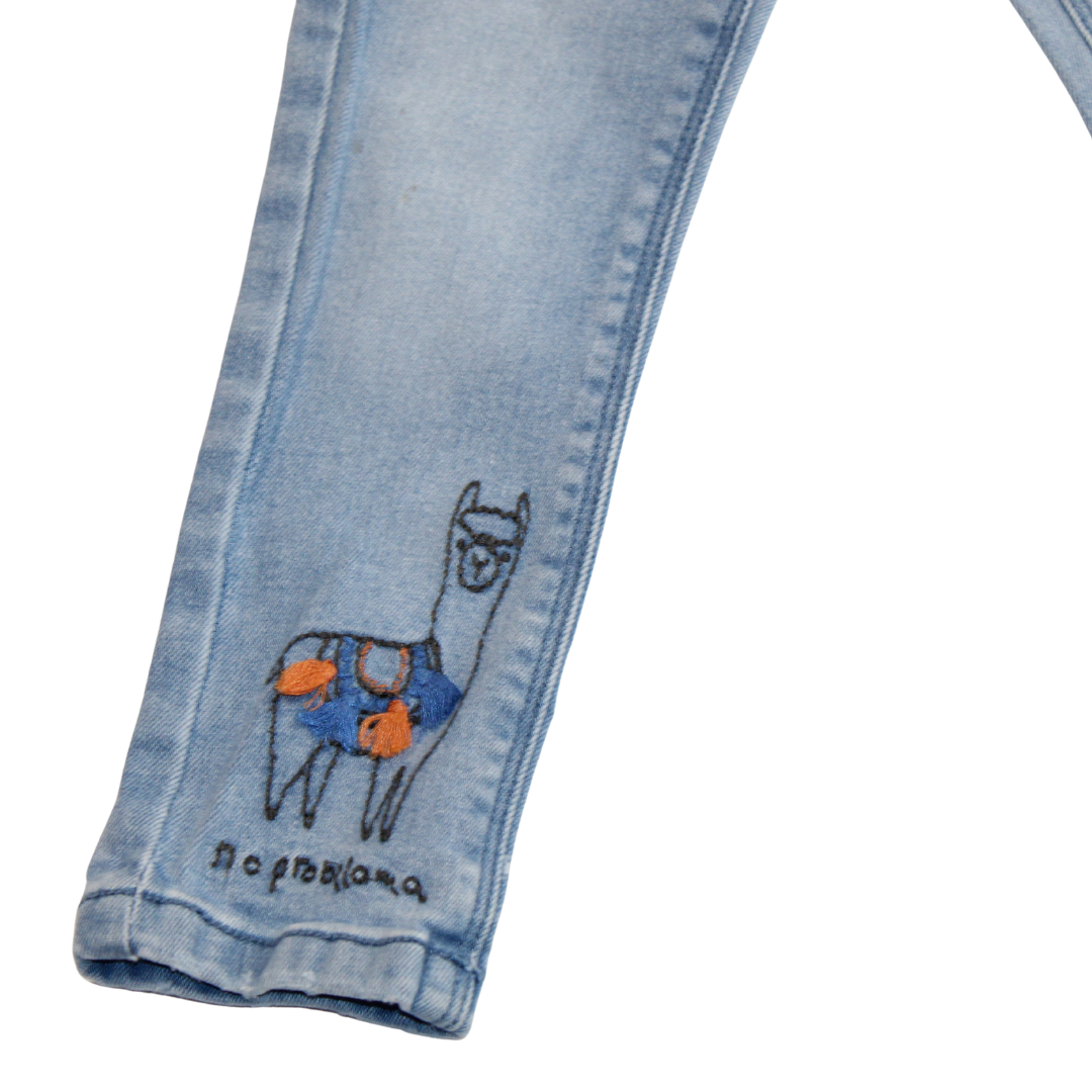 No Probllama Skinny Jeans