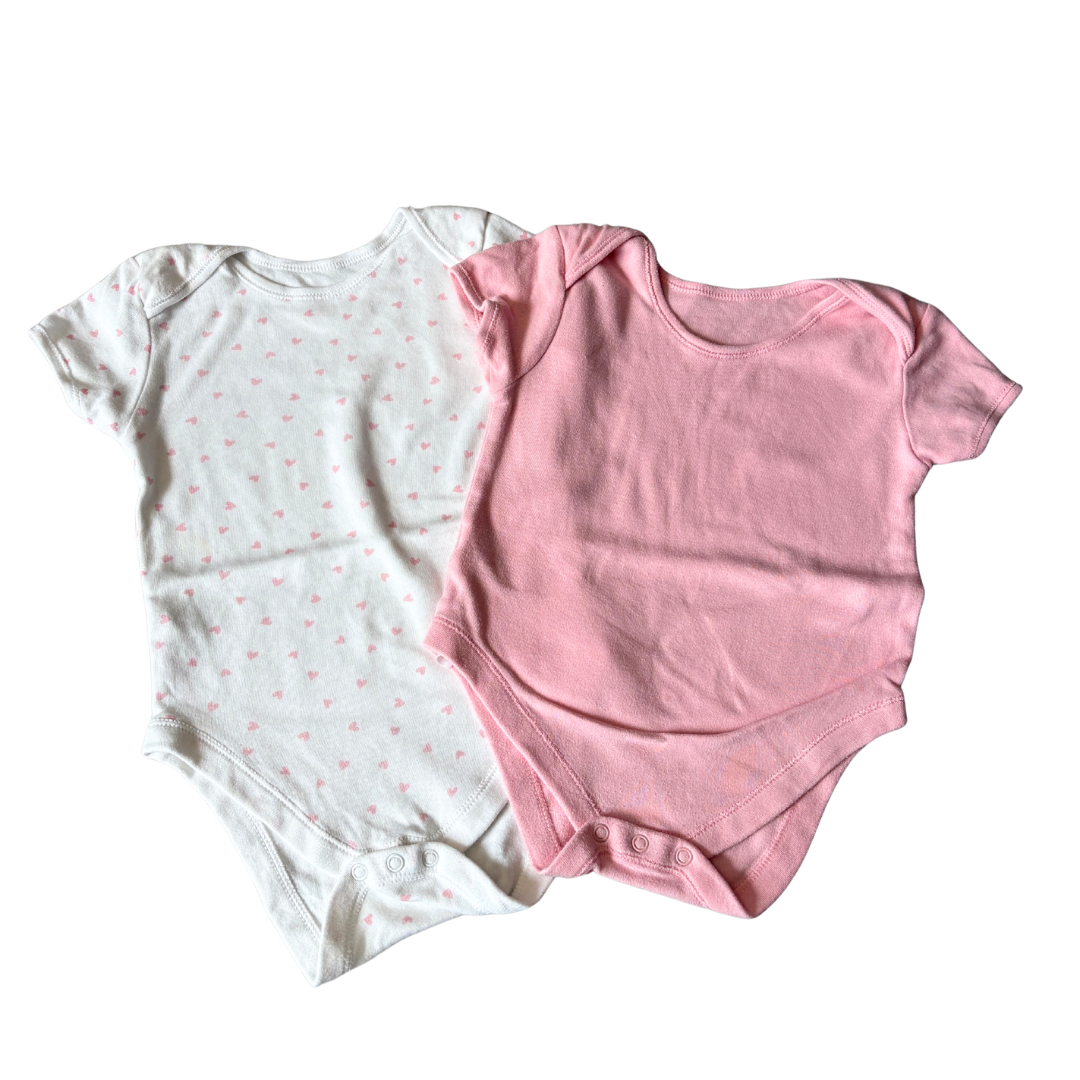 Heart/Pink Vests x2 product image by Primark