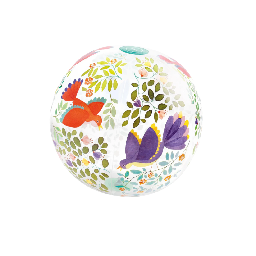 Birds Inflatable Ball -35cm product image by Djeco