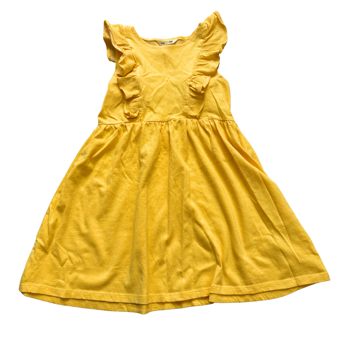 Yellow Frill Dress product image by H&M