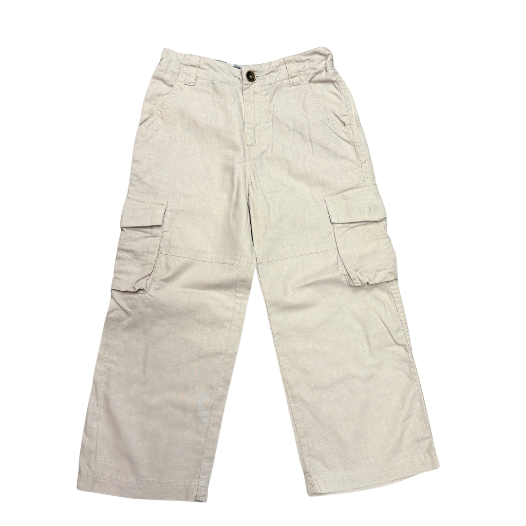 Cargo Linen Mix Trousers product image by Marks & Spencer