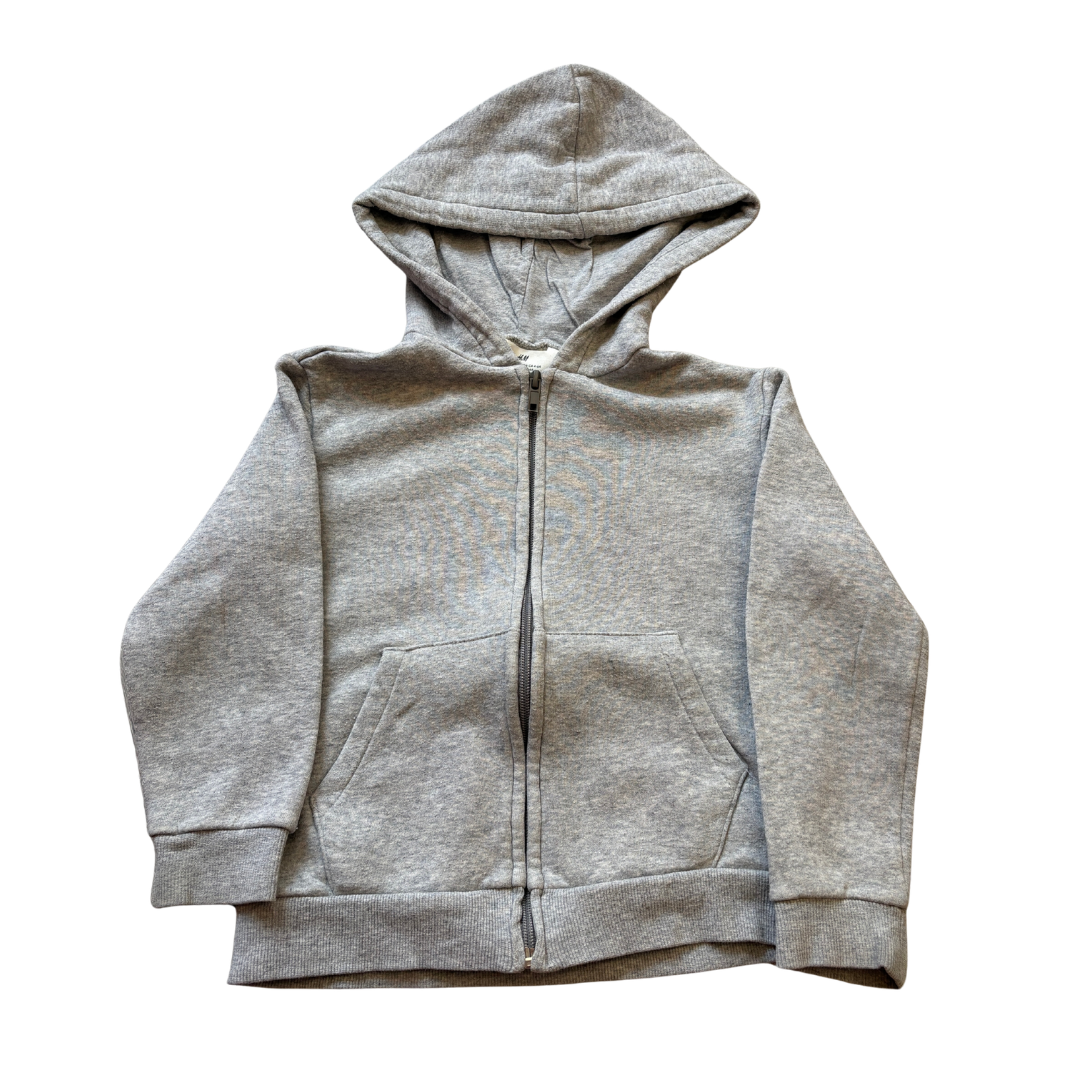 Grey Zip Up Hoodie product image by H&M