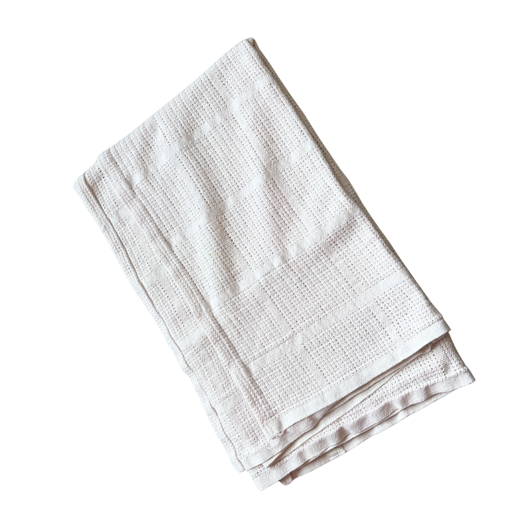Cot Sized Light Pink Cellular Blanket product image by Mothercare