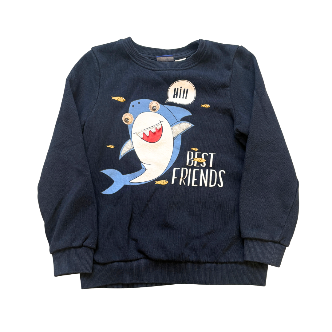 Best Friends Shark Sweatshirt product image by Lupilu