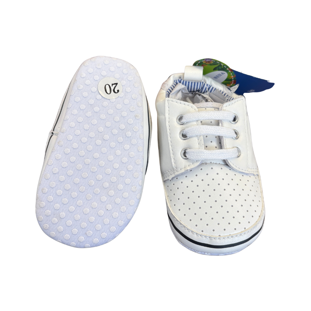 White Trainer Pram Shoes image 2 of 2 by Shein