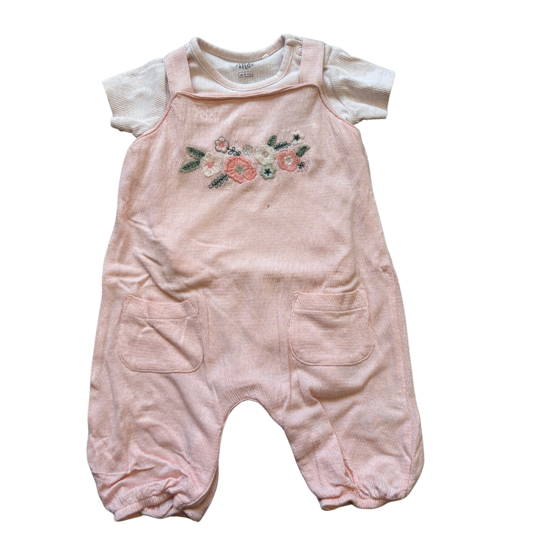 Lightweight Floral Dungarees product image by F&F